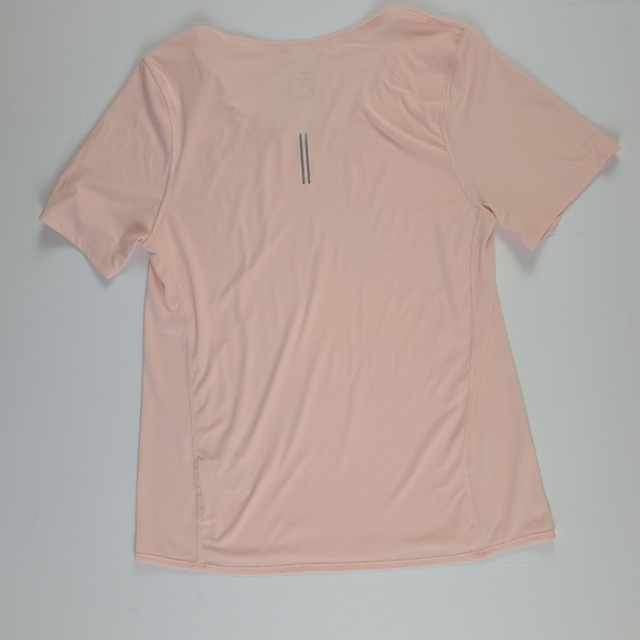 Nike Dri Fit Wmn's Sm Pink Work Out Tee - Picture 4 of 6